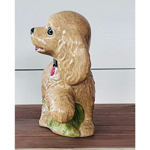 Cocker Spaniel Puppy Dog Figurine Ceramic Hand-painted by MAB 1981 - Picture 3 of 11
